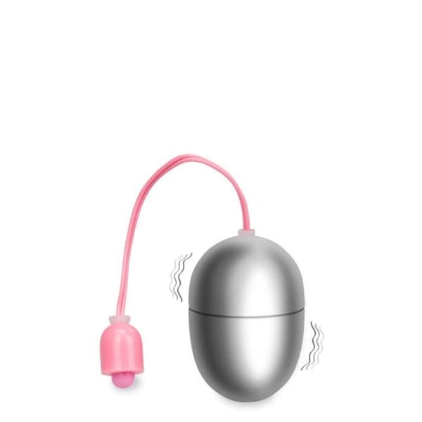 Wiggle Vibrating Egg - S - EggXiting Silver Collection