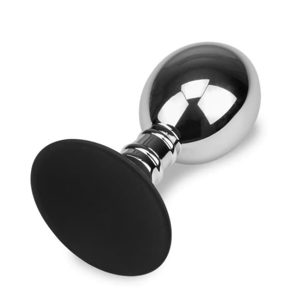 Ballongsugkopp analplugg - LOVE AND VIBES Collection Chrome Steel