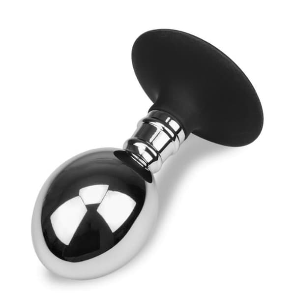 Ballongsugkopp analplugg - LOVE AND VIBES Collection Chrome Steel