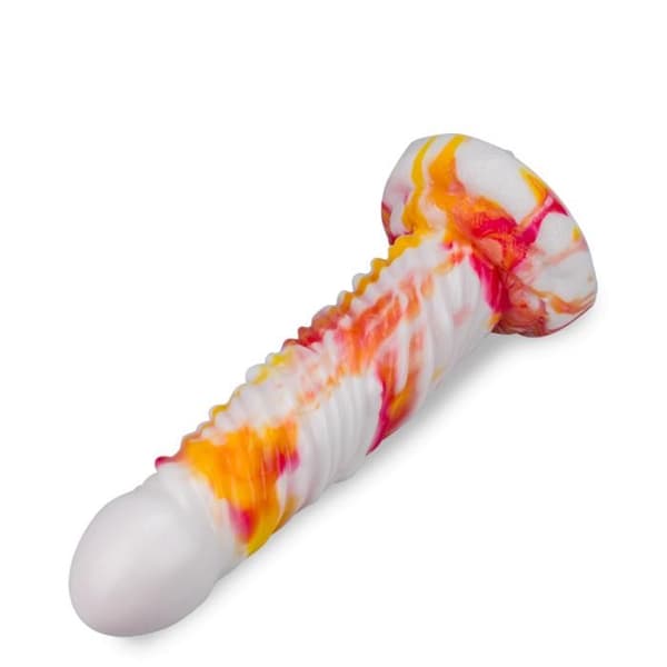 Quetzalcoatl mytiska varelse sugkoppsdildo - LOVE AND VIBES Flame Collection