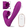 Miniatyrbild 2 av 4: Pulserande klitorisstimulator och fjärrstyrd vibrator Lila - LOVE AND VIBES Collection Violet