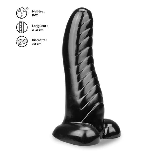 Olibo alien sugkoppsdildo - LOVE AND VIBES Collection Svart