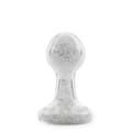 Miniatyrbild 1 av 4: Diamantglas analplugg - LOVE AND VIBES Pearl White Collection