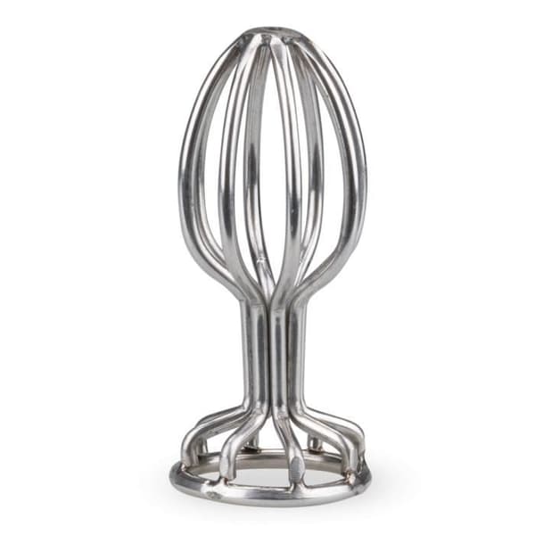 Prison metal anal plug - LOVE AND VIBES S Collection