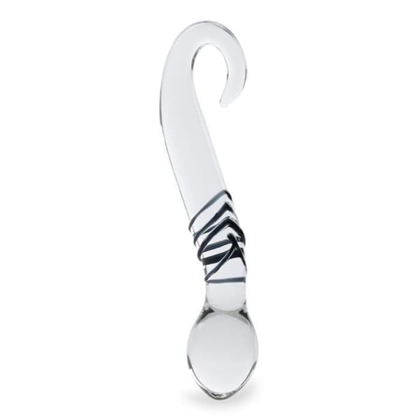 Finesse glasdildo - LOVE AND VIBES Collection Svart