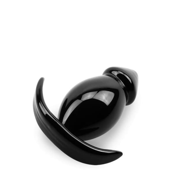 Universum glas analplugg - LOVE AND VIBES Collection Svart