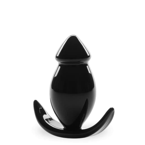 Universum glas analplugg - LOVE AND VIBES Collection Svart