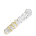 Miniatyrbild 2 av 4: Divinity Glass Dildo - LOVE AND VIBES Collection Gul