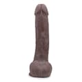 Miniatyrbild 3 av 4: Smidig dildo med sugkopp 23,0 cm Real Skin - Feeling Dark Skin Collection