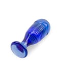 Miniatyrbild 2 av 4: Saturn glas analplugg - LOVE AND VIBES Dark Blue Collection