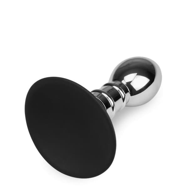 Ballongsugkopp analplugg - LOVE AND VIBES S Collection Chrome Steel