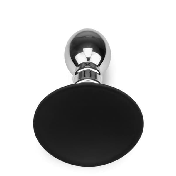 Ballongsugkopp analplugg - LOVE AND VIBES S Collection Chrome Steel
