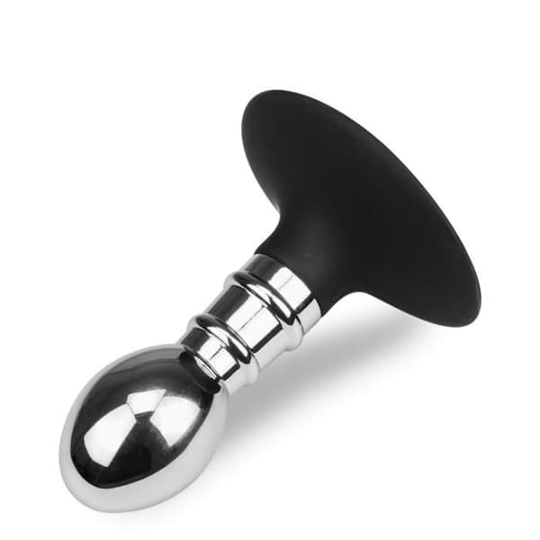 Ballongsugkopp analplugg - LOVE AND VIBES S Collection Chrome Steel