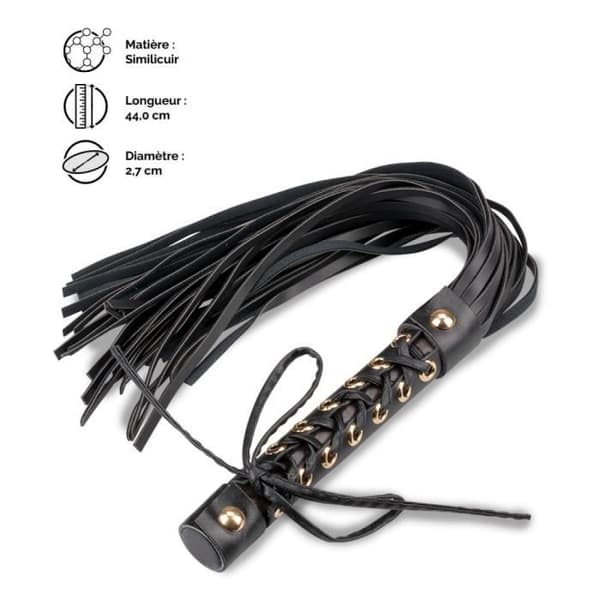 Liten snörningsflogger - LOVE AND VIBES Collection Svart