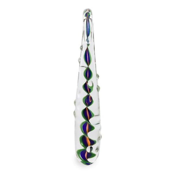 Canopy Glass Dildo - LOVE AND VIBES Collection Multicolor