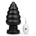 Miniatyrbild 1 av 4: Ascender vibrerande analplugg med sugkopp - LOVE AND VIBES Collection Black