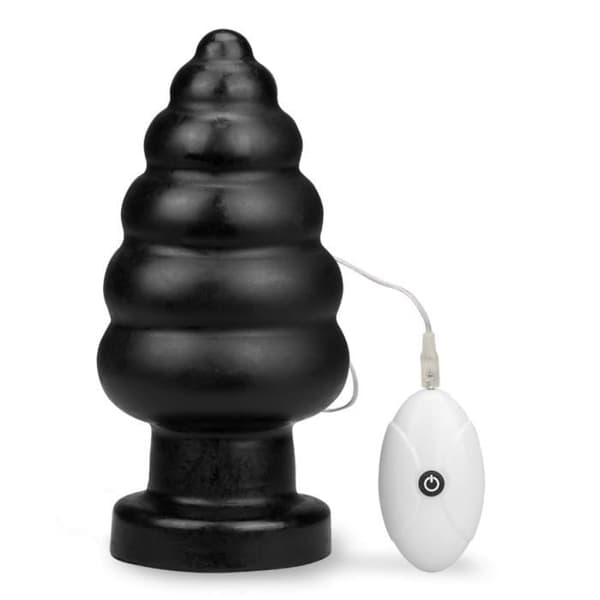 Ascender vibrerande analplugg med sugkopp - LOVE AND VIBES Collection Black