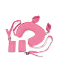 Miniatyrbild 3 av 4: Ankel och handled bondage handbojor med kudde - LOVE AND VIBES Pink Collection