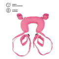 Miniatyrbild 2 av 4: Ankel och handled bondage handbojor med kudde - LOVE AND VIBES Pink Collection