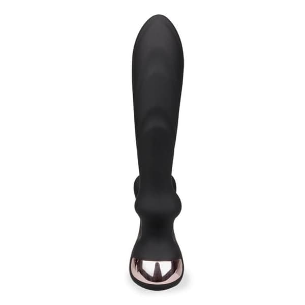 Fjärrstyrd vibrerande prostatastimulator 9 lägen - LOVE AND VIBES Collection Black