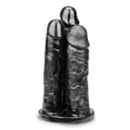 Miniatyrbild 1 av 2: Trippel realistisk dildo Cerberus - LOVE AND VIBES Collection Svart