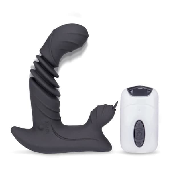 Klitttorstimulator med vibrerande fram- och tillbakamotion 20 lägen - LOVE AND VIBES