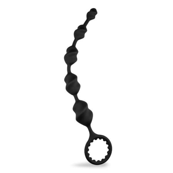 Lala rosenkrans analplugg och cockring - Black Plug and Play Collection