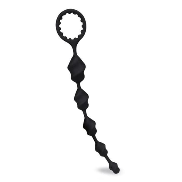 Lala rosenkrans analplugg och cockring - Black Plug and Play Collection