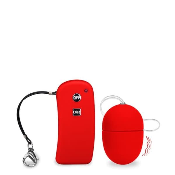 Brava fjärrstyrt vibrerande ägg - S - LOVE AND VIBES Collection Red