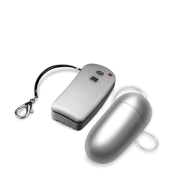 Brava fjärrkontroll vibrerande ägg - L - LOVE AND VIBES Collection Silver
