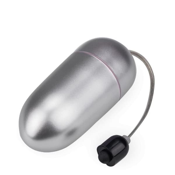 Wiggle Vibrating Egg - L - EggXiting Silver Collection