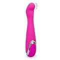Miniatyrbild 2 av 3: Mjuk böjd vibrator 10 rotationslägen - Orgasmic Rose Collection