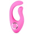 Miniatyrbild 3 av 4: Böjd klitorisvibrator 12 lägen USB magnetisk - LOVE AND VIBES Collection Pink