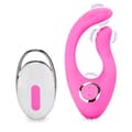 Miniatyrbild 1 av 4: Böjd klitorisvibrator 12 lägen USB magnetisk - LOVE AND VIBES Collection Pink