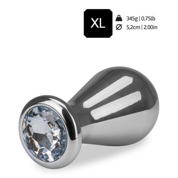 Stor diameter rosebud anal juvel - 3 storlekar - Diamond XL Collection