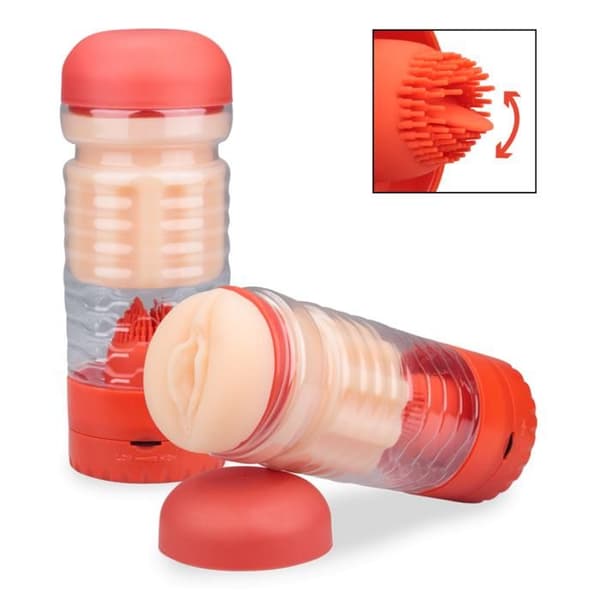 Vagina onani med vibrerande tunga - LOVE AND VIBES Red Collection