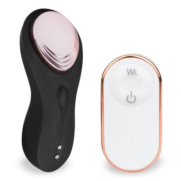 Mystery fjärrstyrd vibrerande trosstimulator - LOVE AND VIBES Collection Black