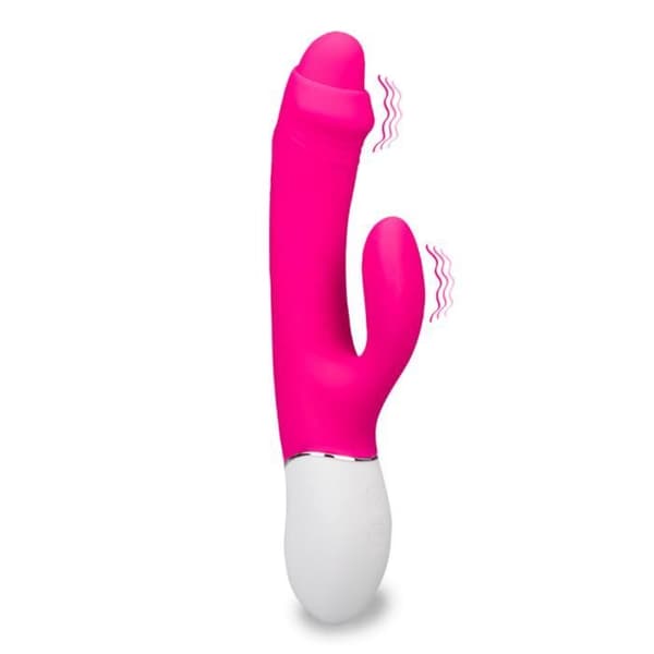 Connie Rabbit Vibrator med förhud - LOVE AND VIBES Pink Collection
