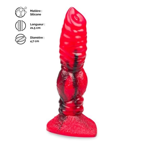 Wolf animal dildo - LOVE AND VIBES Red Collection