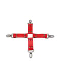 Miniatyrbild 4 av 4: Hogtie korsslips - LOVE AND VIBES Red Collection