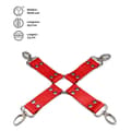 Miniatyrbild 2 av 4: Hogtie korsslips - LOVE AND VIBES Red Collection