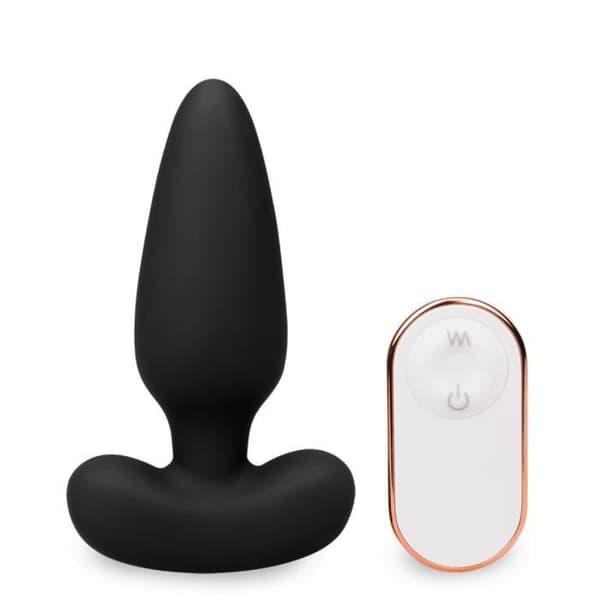 Float fjärrstyrd vibrerande analplugg - LOVE AND VIBES Collection Black
