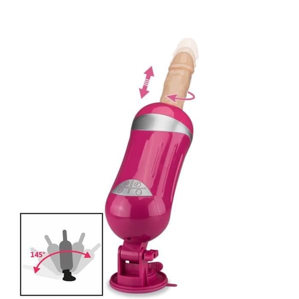 Jävla Machine Extreme Realistic Dildo - Shake-Me Babe Collection