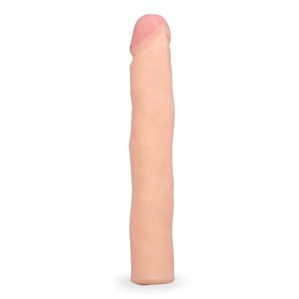 Dildo - LOVE AND VIBES - Storlek M - Flexibel - TPR Soft Touch - Färg Beige
