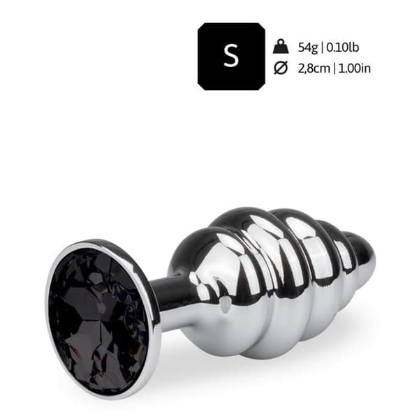 Small-Onyx Twisted Rosebud Anal Jewel