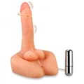 Miniatyrbild 1 av 2: Realistisk roterande vibrerande dildo - LOVE &amp; VIBES - Medium - TPR Soft Touch - Vagina