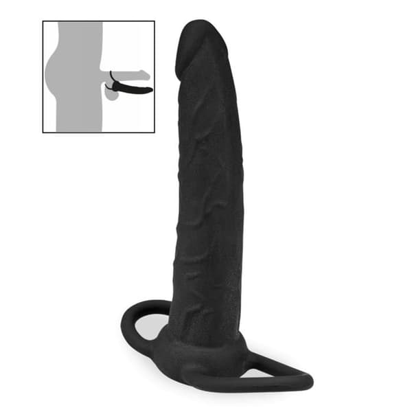 Dubbel Dildo Penetrator Cock Ring