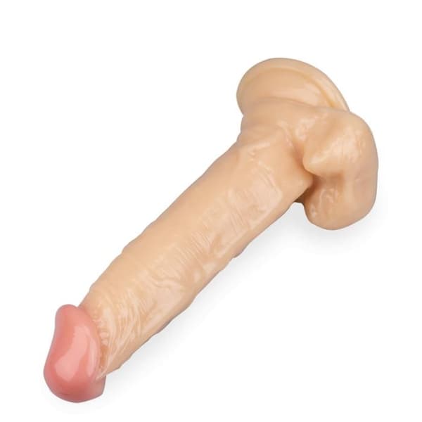 Monty 18,5 cm sugkoppsdildo