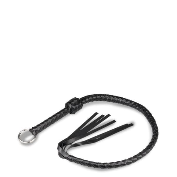 BDSM piska - Märke - 105,0 cm - Flätat konstläder - Remmar för starka sensationer