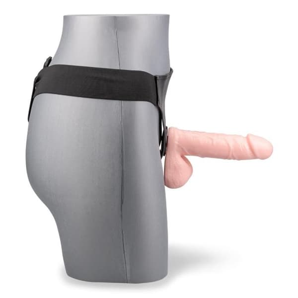 Stor strap-on dildo O-Ring Light Skin
